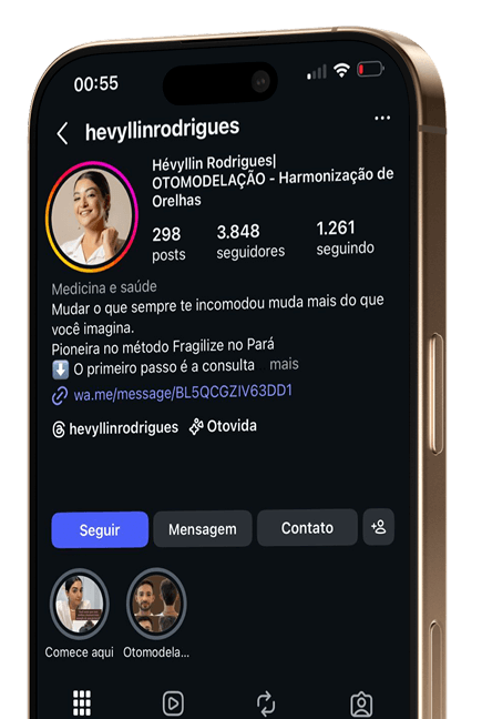 instagram dra hevyllin especialista em otomodelação em parauapebas